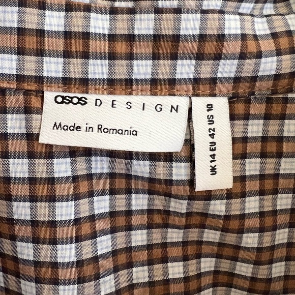 NWT ASOS Design Mens Dress Shirt Size US 10 - Picture 9 of 9